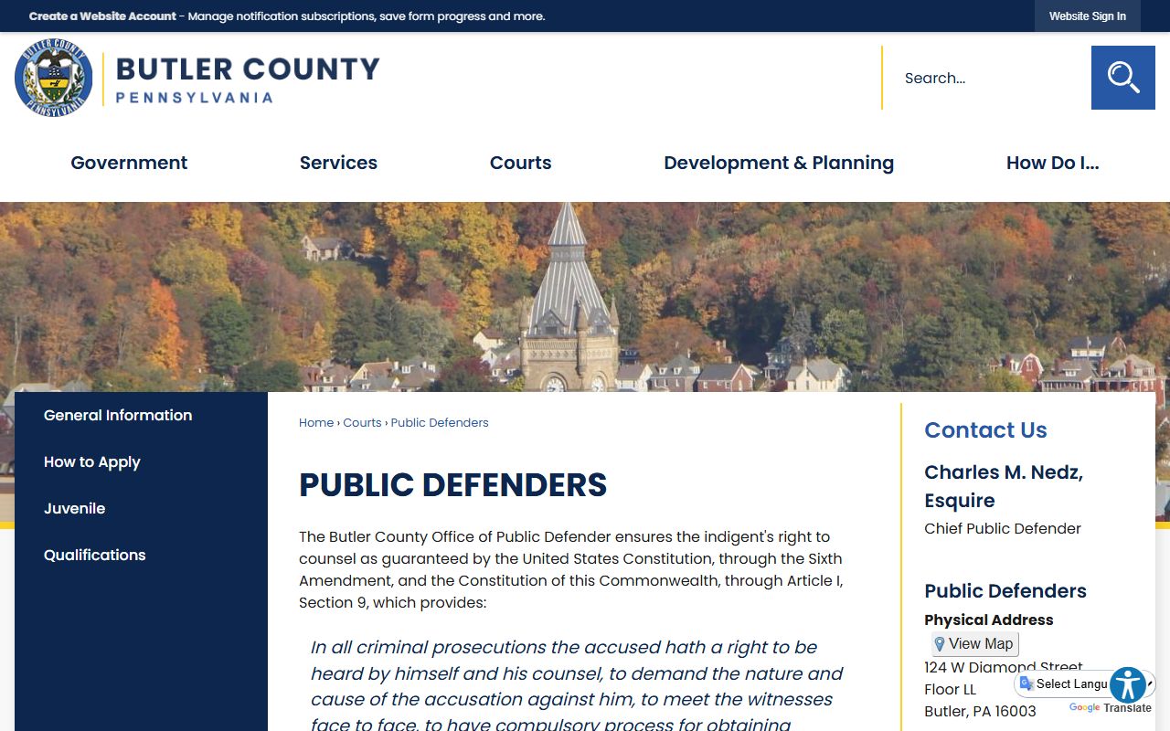 Butler County arrest records and court charges Public Defender