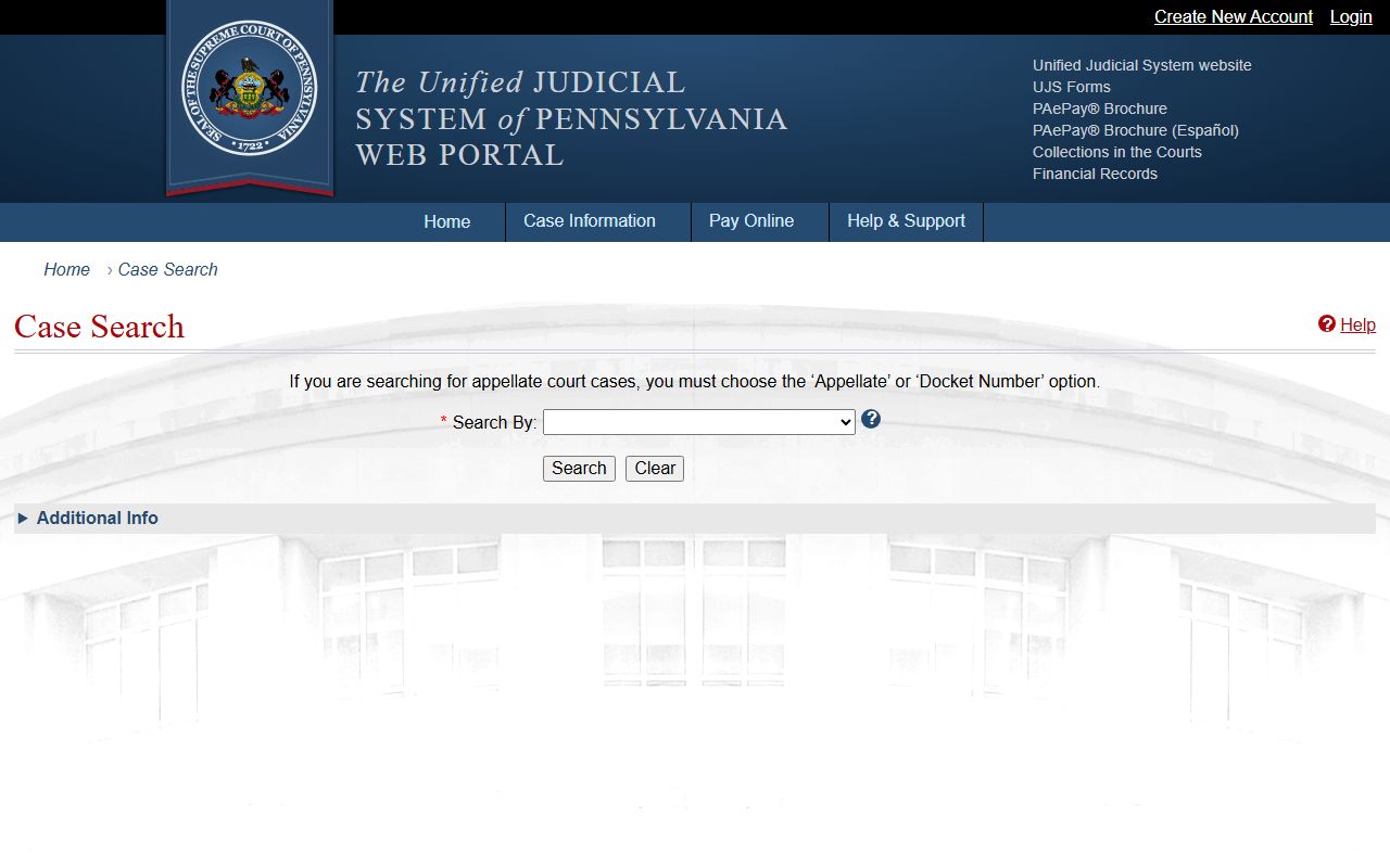 Butler County court dockets UJS statewide case search