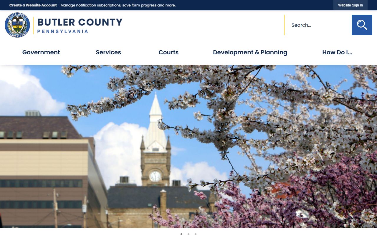 Butler County court records official county homepage